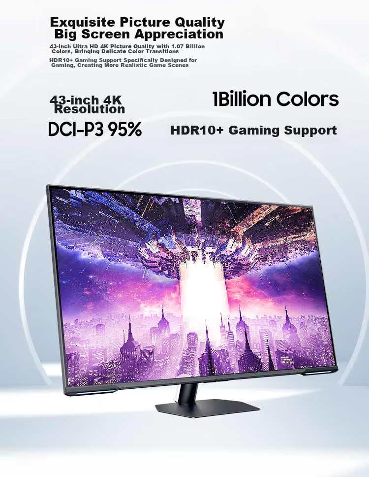 SAMSUNG 40-inch G75F 4K Ultrawide 180Hz HVA 1000R Curved HDR600 Ultra-thin Dragon Knight Gaming Monitor LS40FG756ECXXF 4
