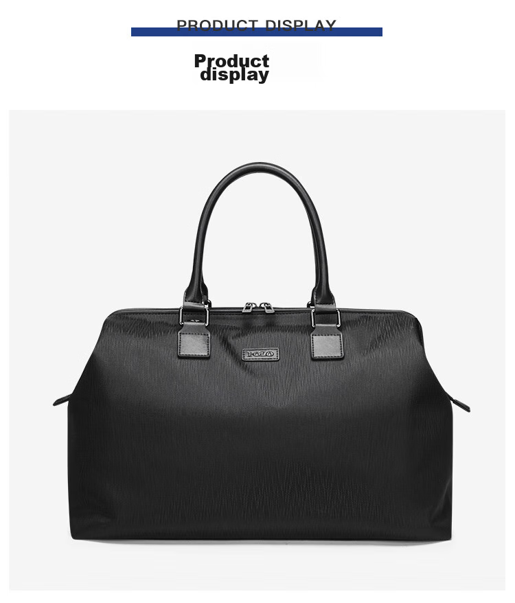 POLO Travel Bag for Men, Large Capacity Luggage Bag, Business Trip Handbag, Business Travel Bag, Gym Bag 10