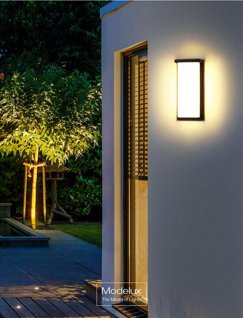 ZIDENG Garden Wall Light for Entrance, Outdoor Waterproof Light for Villa Courtyard, Exterior Wall Gate, Balcony Super Bright Wall Lamp 9