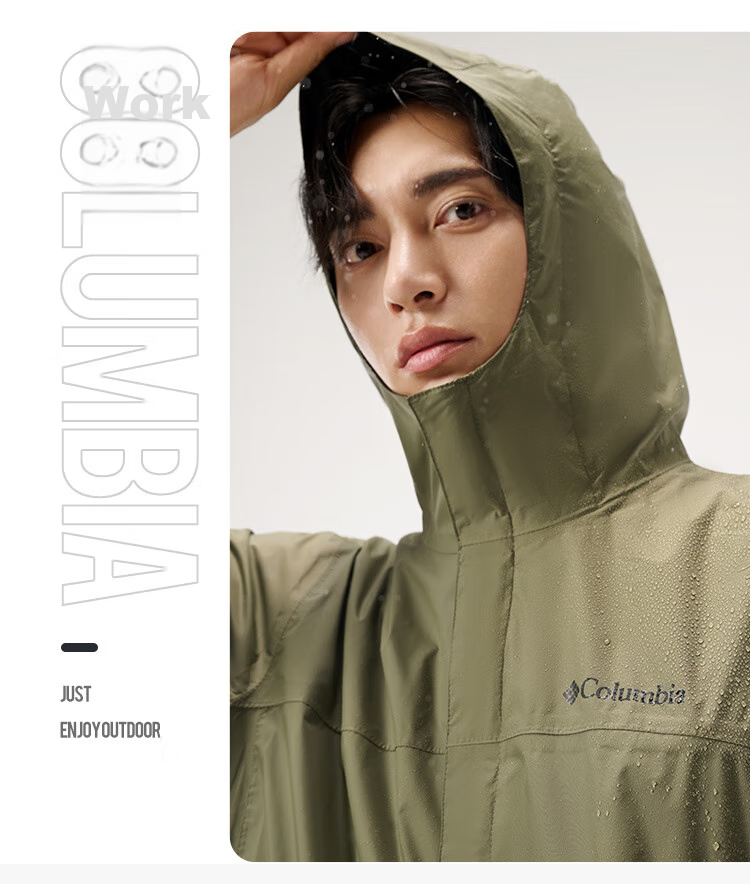 Columbia Men's Single-Layer Spring Summer Outdoor Waterproof Windproof Casual Jacket RE2433 479 15