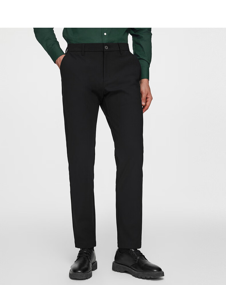 G2000 [Anti-Static] Spring And Autumn Mall Matching Business Commute Soft Comfortable Formal Dress Pants, Black, Size 32 2