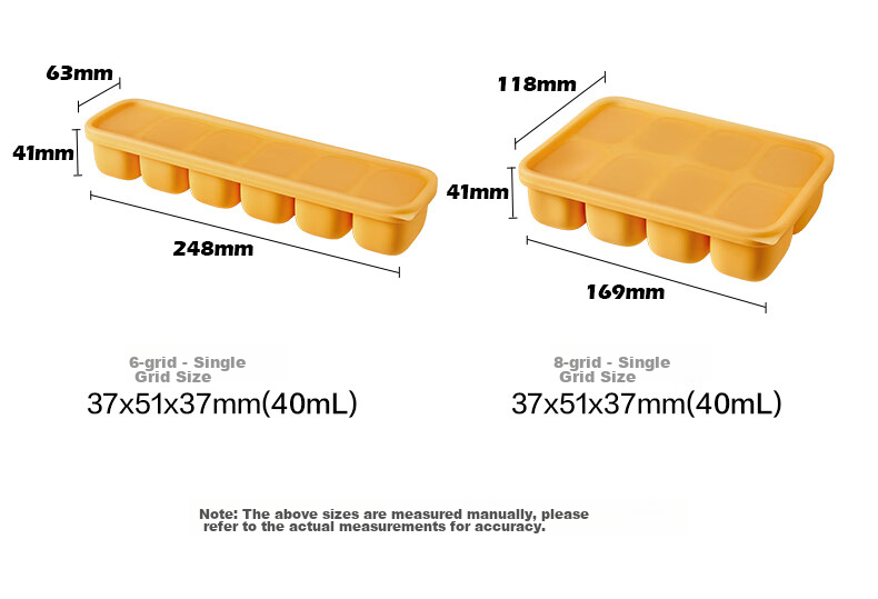 LOCK&LOCK Baby Food Freezer Tray, Silicone Ice Cube Tray, Infant Food Container, Baby Meat Puree Storage Box, Food Storage Sealed Container 15