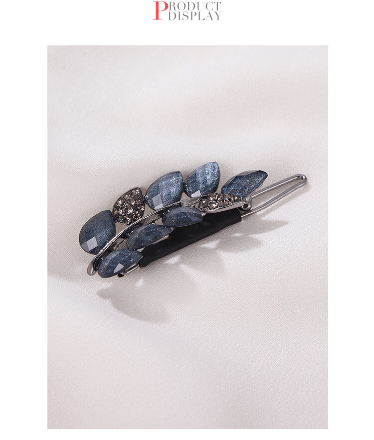 CHIMERA Leaf-Shaped Hair Clip, Duck-Bill Clip, Korean-Style Barrette, Bangs Clip, Hair Accessory, Women's Birthday Gift 23