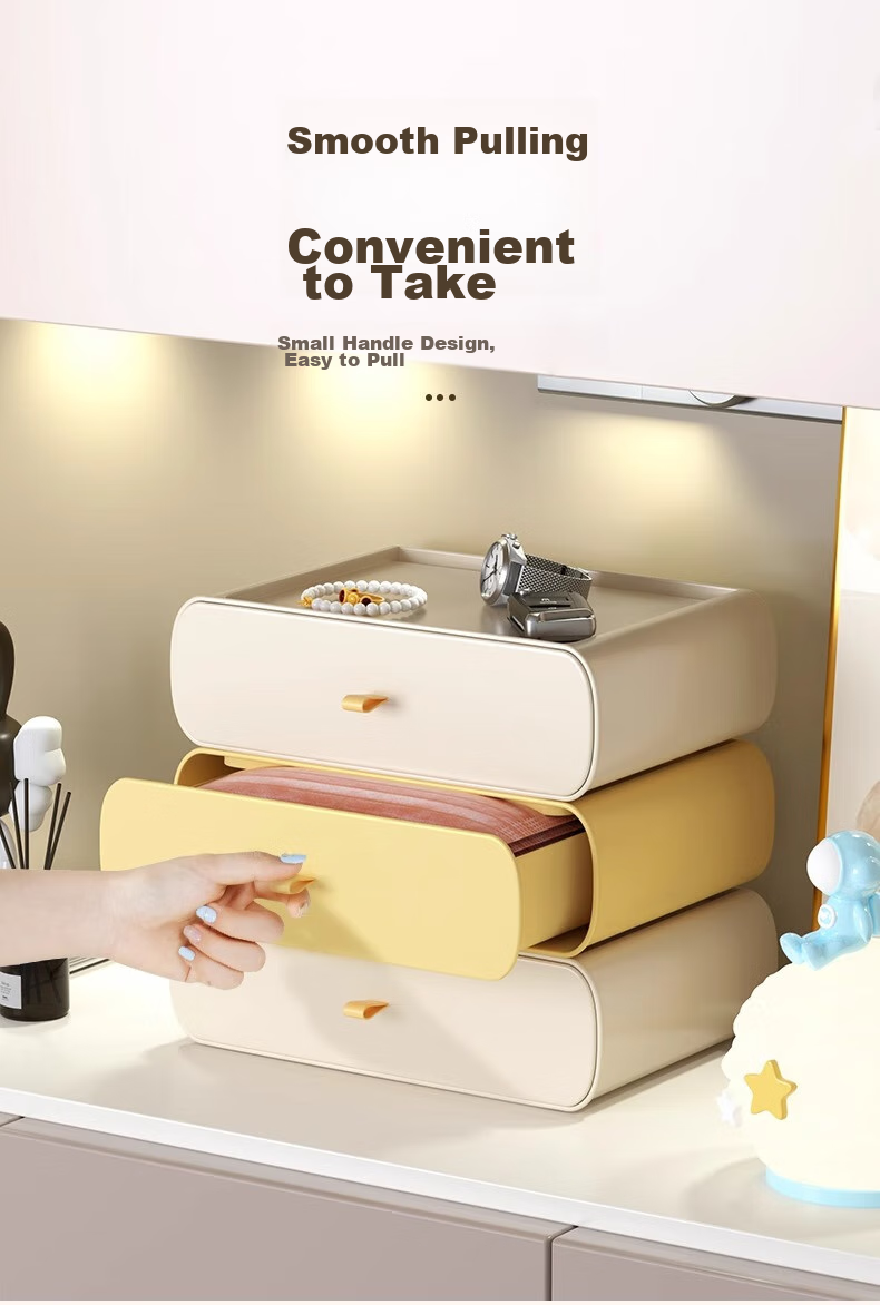 Jiadu Entryway Desktop Storage Box [Three Layers], Entrance Decoration, Living Room TV Cabinet Drawer Key Mask Storage Box 6