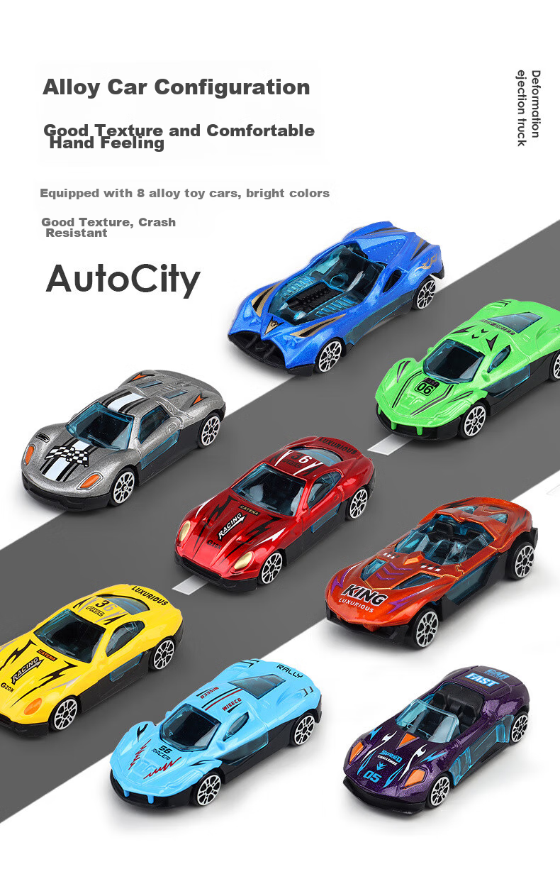 Wozhi Children's Toy Bus Realistic Alloy Car Model Toy Children's Day Gift for Boys 7