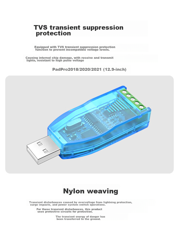 EB-LINK USB to 485/232 Converter, Nine-Pin Serial Data Cable, Computer COM Port Debugging Module, Communication Cable Adapter 5