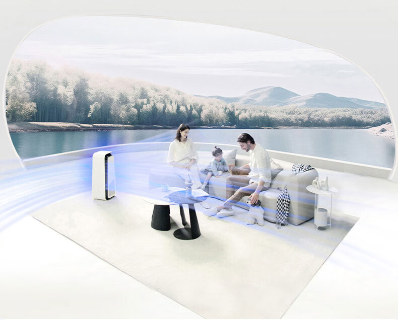 Blueair Air Purifier Removes Formaldehyde, Smog And Particulate Matter 9-Layer Purification for Home Pollution Control Smart Aurora Bacteria Shield 8660i 17
