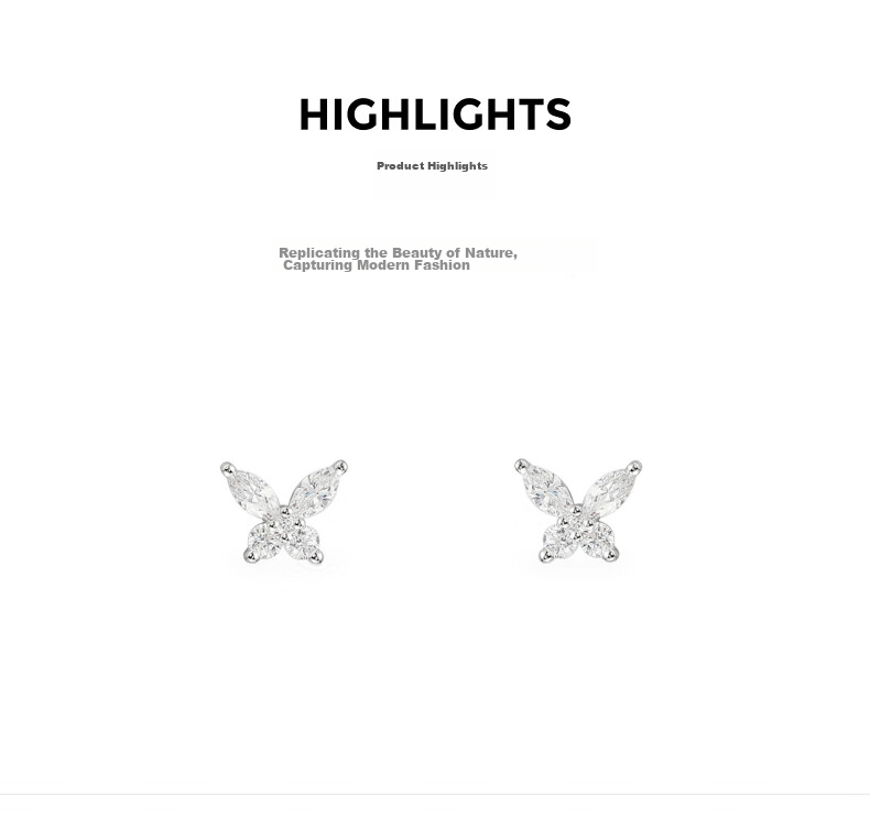 APM Monaco Butterfly Earrings, Luxurious And Elegant Ear Jewelry, Perfect Gift for Your Wife 2