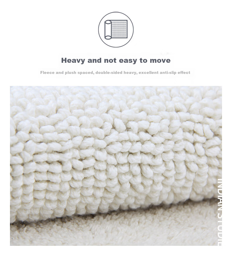 Amarelle Bathroom Mat, Dirt-Resistant Non-Slip Floor Mat, Light Camel Color (50*80cm) 9
