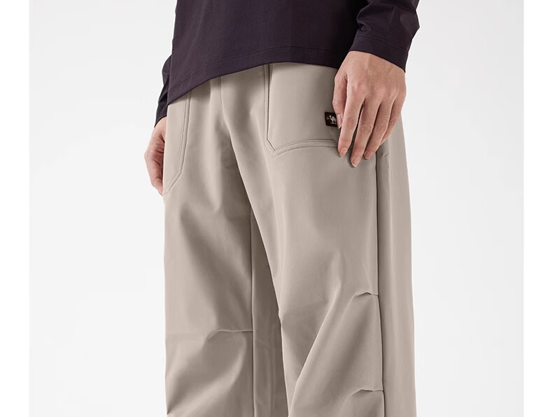 CAMEL Outdoor Casual Pants for Women Spring Autumn Warm Water-Repellent Loose Cargo Pants 1776B [Dilireba Same Style] 5