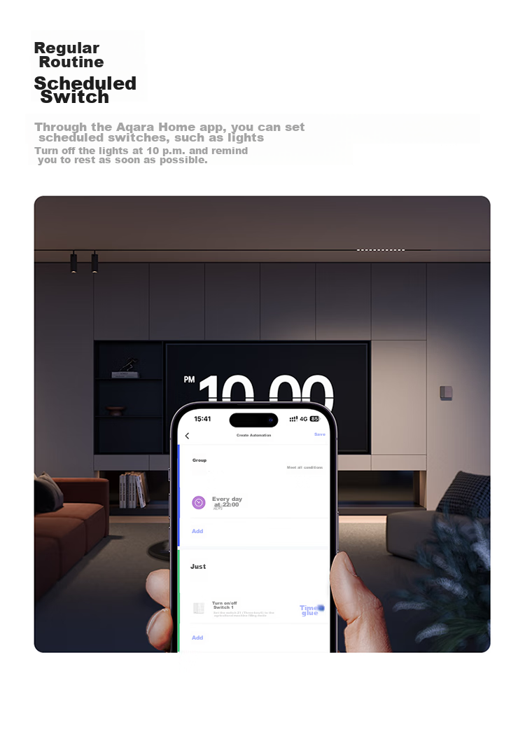 Aqara Smart Wall Switch Card, Single Button, Single Zero Fire Universal, Connected to Mijia APP/iPhone HomeKit 13
