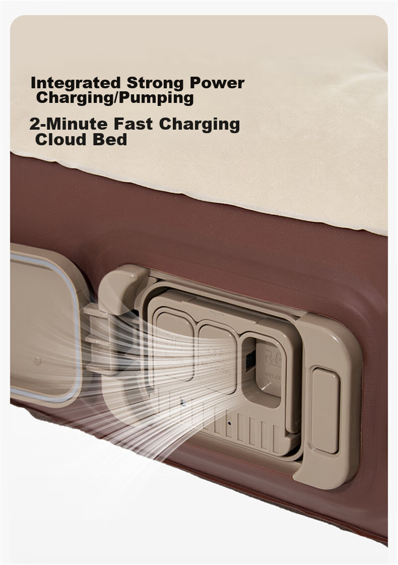 MOBIGARDEN Yunyang Single Outdoor Camping Self-Inflating Air Mattress NX25663020 Truffle Brown 3
