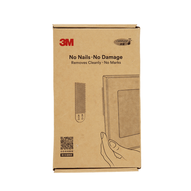 3M Picture Frame Hook Magic Tape, Strong Adhesive No-Nail Traceless, Highman Velcro Adhesive Hooks, 20 Mixed Sets
