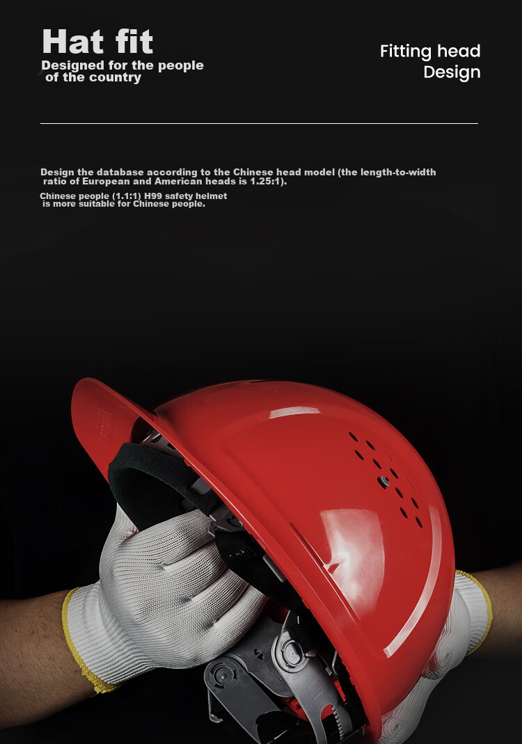 Honeywell Safety Helmet, Flame-Resistant And Low Temperature Resistant, L99S New National Standard, HDPE Construction Site Electrical Helmet, Impact-Resistant And Anti-Crush, Blue, 1 Piece 11