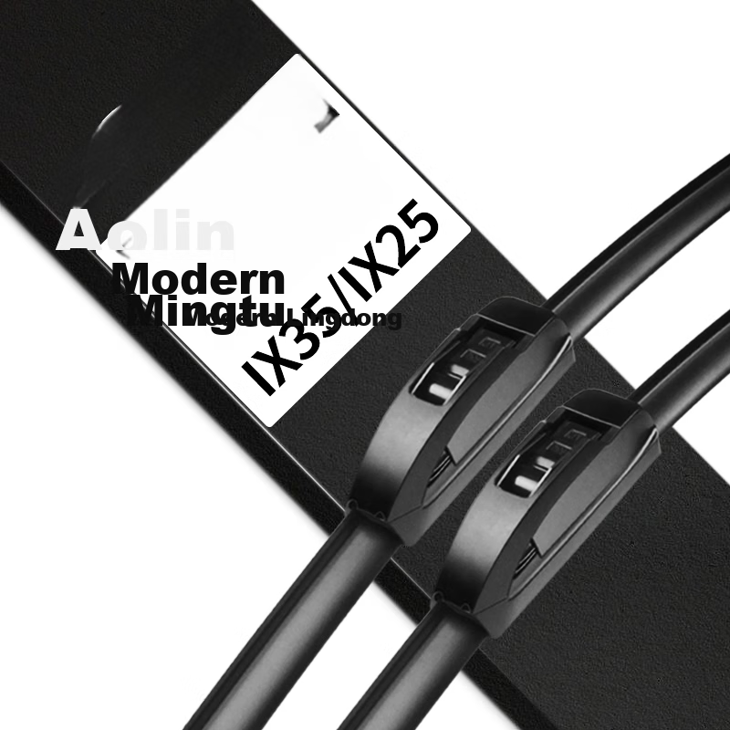 Aolin Boneless Wiper Blade for Hyundai Mistra/Lingdong/ix35/ix25 [2015-2017 Models], A-Grade Rubber Strip