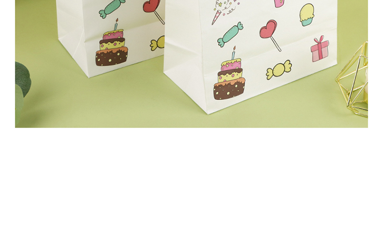 Jidukongjian Gift Bags for Mid-Autumn Festival Gifts, Birthday Presents, And Party Favors, Packaging Handbags, Kraft Paper Bags, 10 Pieces 26