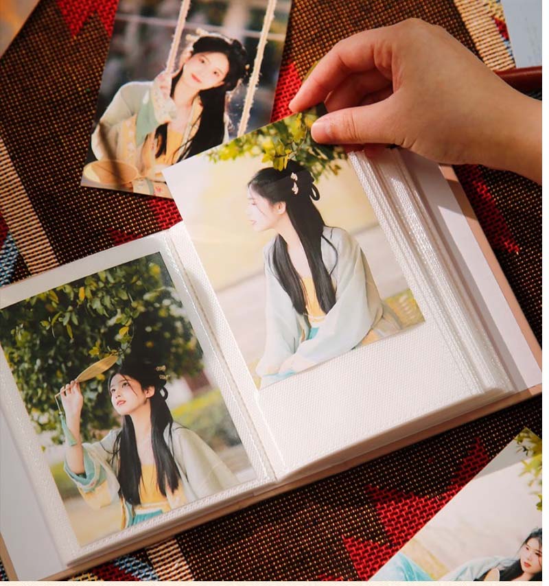 Ouliwen Large Capacity Travel Family Insert Photo Album, Baby Picture Book, Growth Record Book, Graduation Memory Book (6-Inch Laminated, 100 Pages) - Huanxi 5