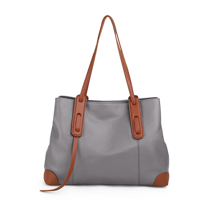 Viney Leather Handbag, Women's Large Capacity Tote Bag, Light Luxury Shoulder Bag, Birthday And Mother's Day Gift, Practical Present for Mom 11