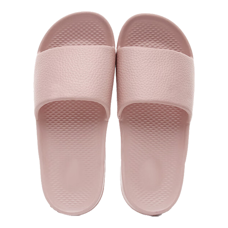 GUOLUOFEI Home Slippers for Men And Women, Summer Stepping-In Feeling Couple Bathroom Shower Outdoor Thick-Soled Sandals, Pink, Size 40-41