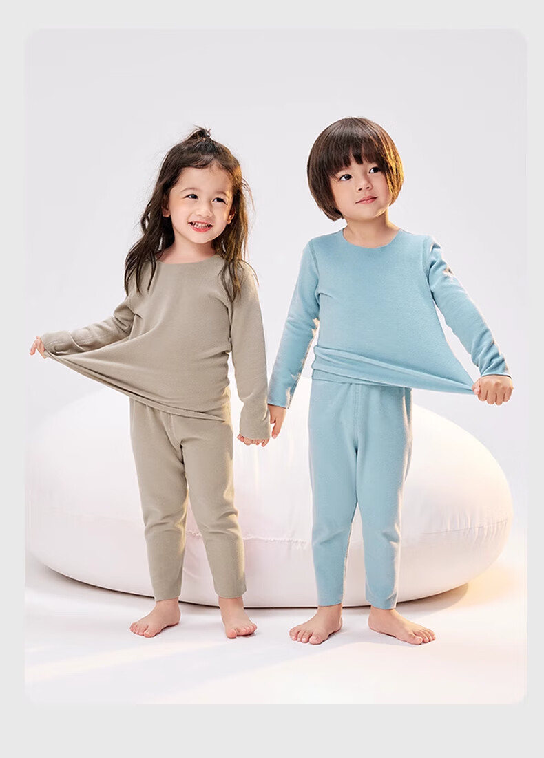 Ciciibear [Fever-Resistant 7A Antibacterial] Baby Autumn Underwear Set, Children's Thermal Underwear, Warm Inner Wear, Boys And Girls Pajamas 26