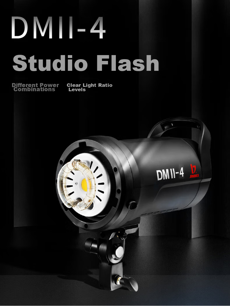JINBEI DMII600W Studio Flash Photography Kit, Indoor Clothing Portrait ID Photo Portrait Wedding Dress Photography Fill Light, Professional Shooting Lighting Equipment 2