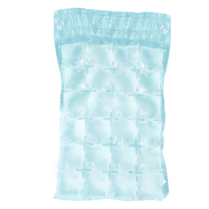 Suncojia Disposable Ice Pack, Ice Cube Bag with Self-Sealing Mold, Tear-Away Frozen Ice Pack, 24 Compartments * 50 Pieces