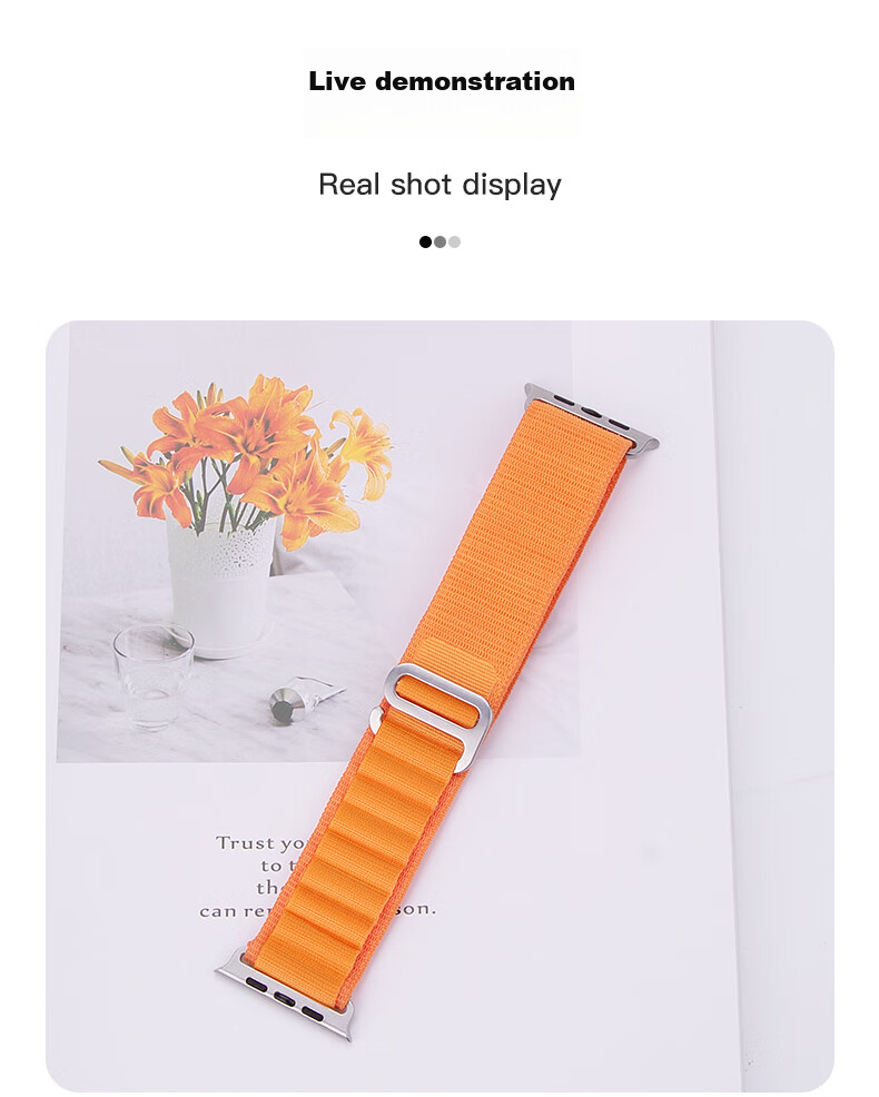 Weiqiantu [High Mountain Sports] Compatible with Apple Watch Utra4/3/2 Strap, Apple IWatch S12/S11/S10 Watch Band 9/8/SE3 Braided Sports Strap for Men And Wome 6