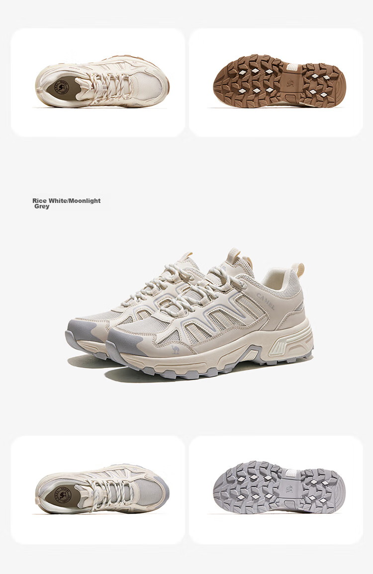 CAMEL [Taihang] Outdoor Hiking And Mountaineering Shoes for Men And Women, Water-Resistant, Non-Slip, Breathable, Climbing Sports Footwear 19
