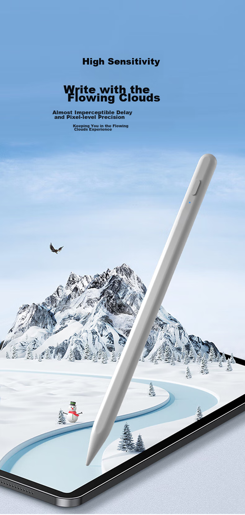 Smorss Capacitive Stylus Compatible with Xiaomi Tablets 8/8Pro/7SPro/Ultra/6/5/Max, Second Generation Inspiration Touch Pen, Xiaomi Writing Stylus, Screen Pen, Drawing And Writing Pe 9