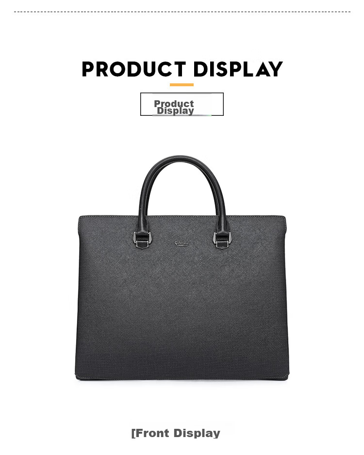Goldlion Briefcase, Business Handbag, Cowhide Men's Bag, Laptop Bag, Large Capacity Business Bag, Birthday Gift 18