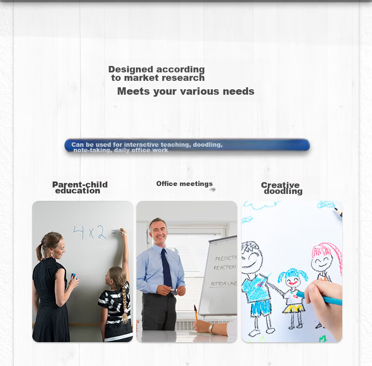 Bibiniu Whiteboard Stand 90*180cm, Office Meeting Writing Board, Double-Sided Adjustable Height And Flip Function, Black And Gold BBNV90180 7