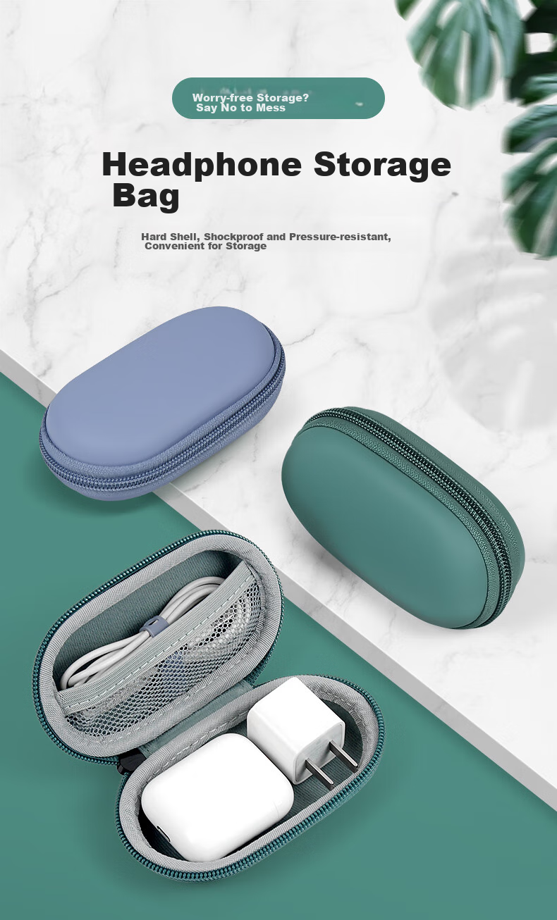 DiyiGongfang Data Cable Storage Pouch, Bluetooth Earphone Case, Charger Mini Earphone Box, Charging Cable Protector, Power Adapter, USB Drive, Small Digital Accessory Organizer Box 1