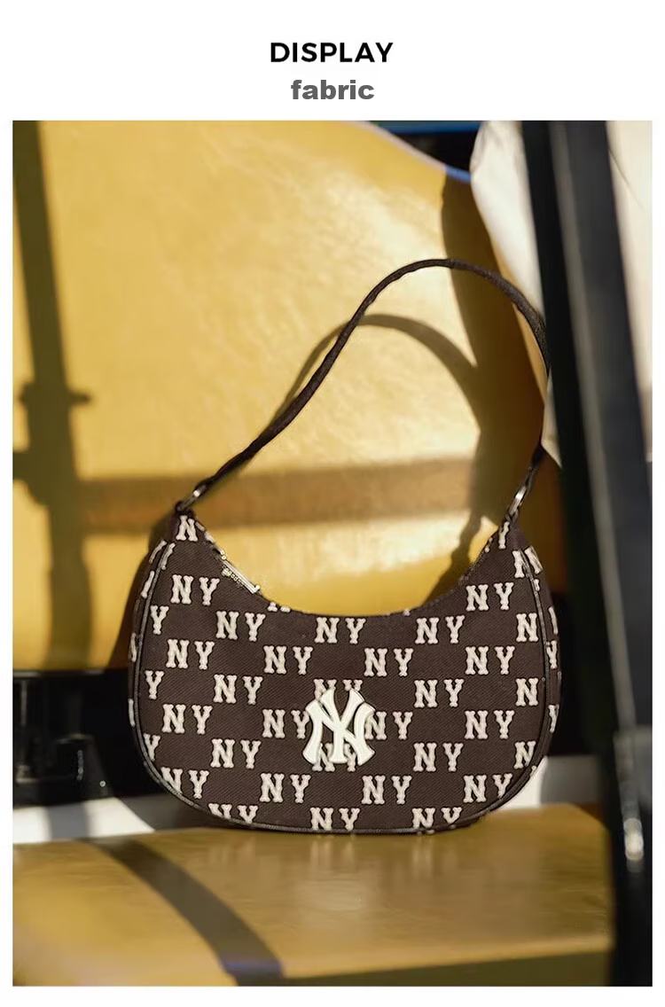MLB Vintage Floral Pattern Crossbody Bag, Versatile Commuter Bag, Birthday Gift, 3ABQS014N-50CGL 3