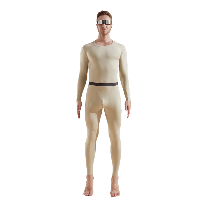 Yuejili Cashmere Protein Base Layer Thermal Underwear Set for Men and Women, Breathable Acrylic Warm Autumn Long Johns, Moisture-Wicking and Non-Suffocating