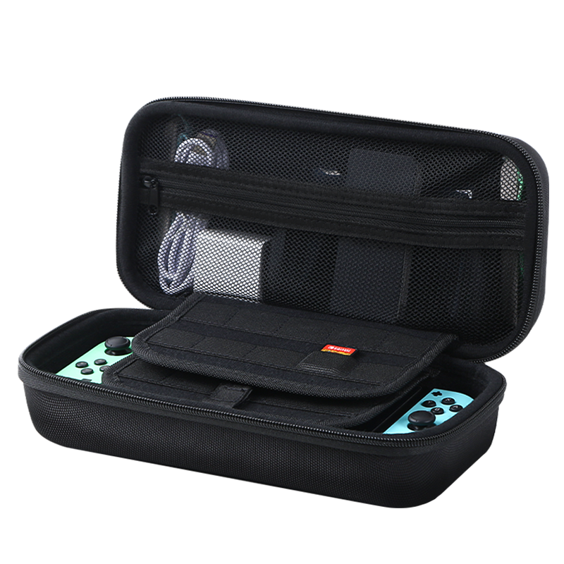 BIAZE Switch Storage Case, Large Capacity, Can Hold Charger, NS Game Console, OLED Protective Case, Hard Shell Case, Accessories, Multifunctional Portable Storage Box