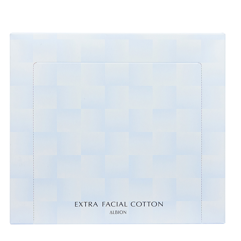 ALBION Premium Ultra-Soft Cotton Pads, 120 Pieces, Makeup Remover Pads, Multi-Purpose for Face, Eyes And Lips, Optimized Absorption, Healthy Water-Based Formula