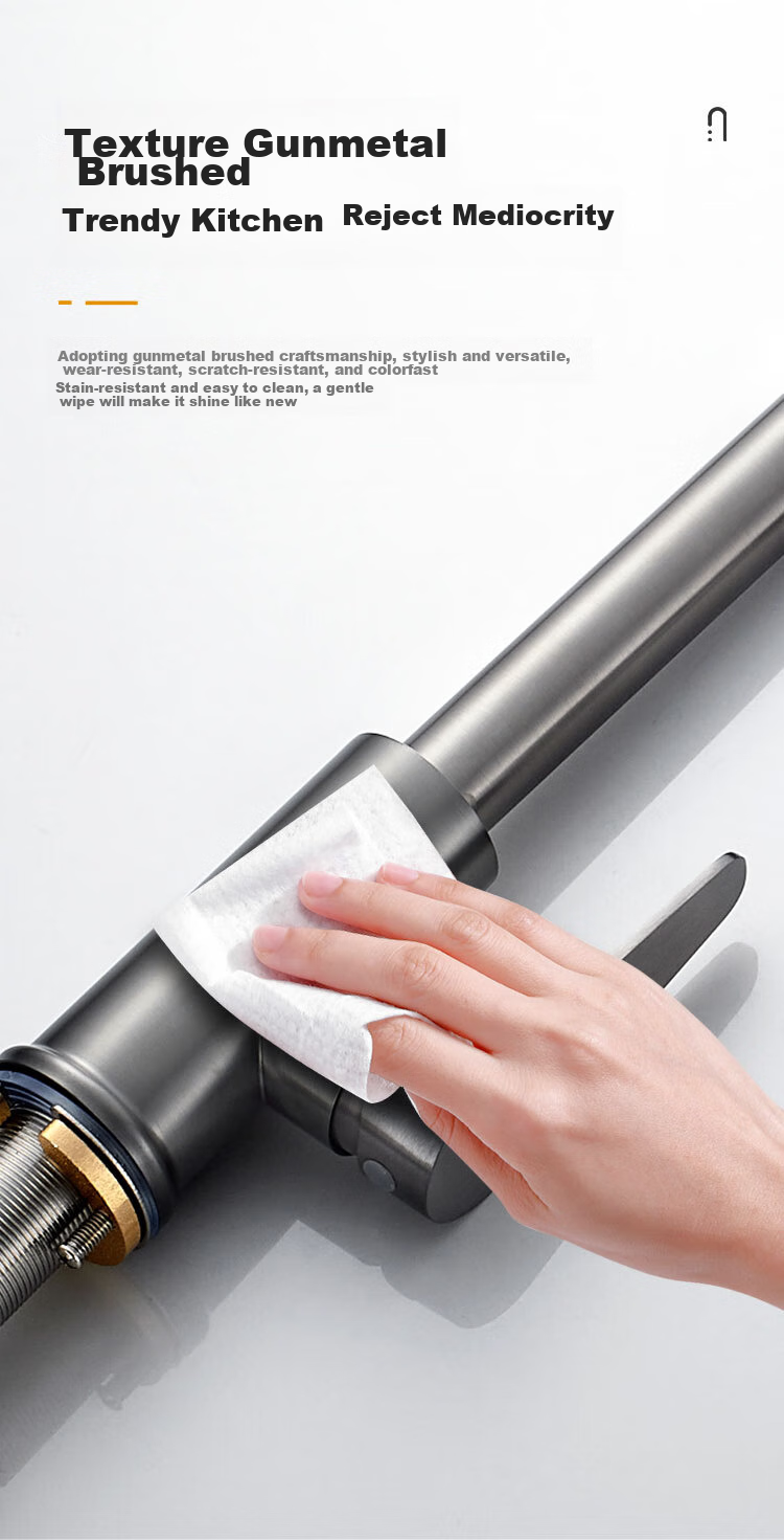 MEJUE Kitchen Faucet, Pull-Out Tap, Healthy Sink Hot And Cold Tap, 360° Rotating Vegetable Washing Basin Tap Z-1119 20