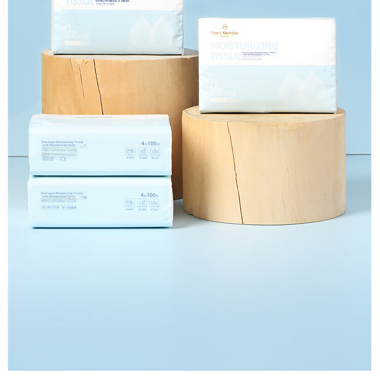 One's Member Cloud Soft Moisturizing Tissue, S Size, 40 Sheets*6 Packs, Creamy Cloud Soft Tissues, Facial Tissues, Napkins 10