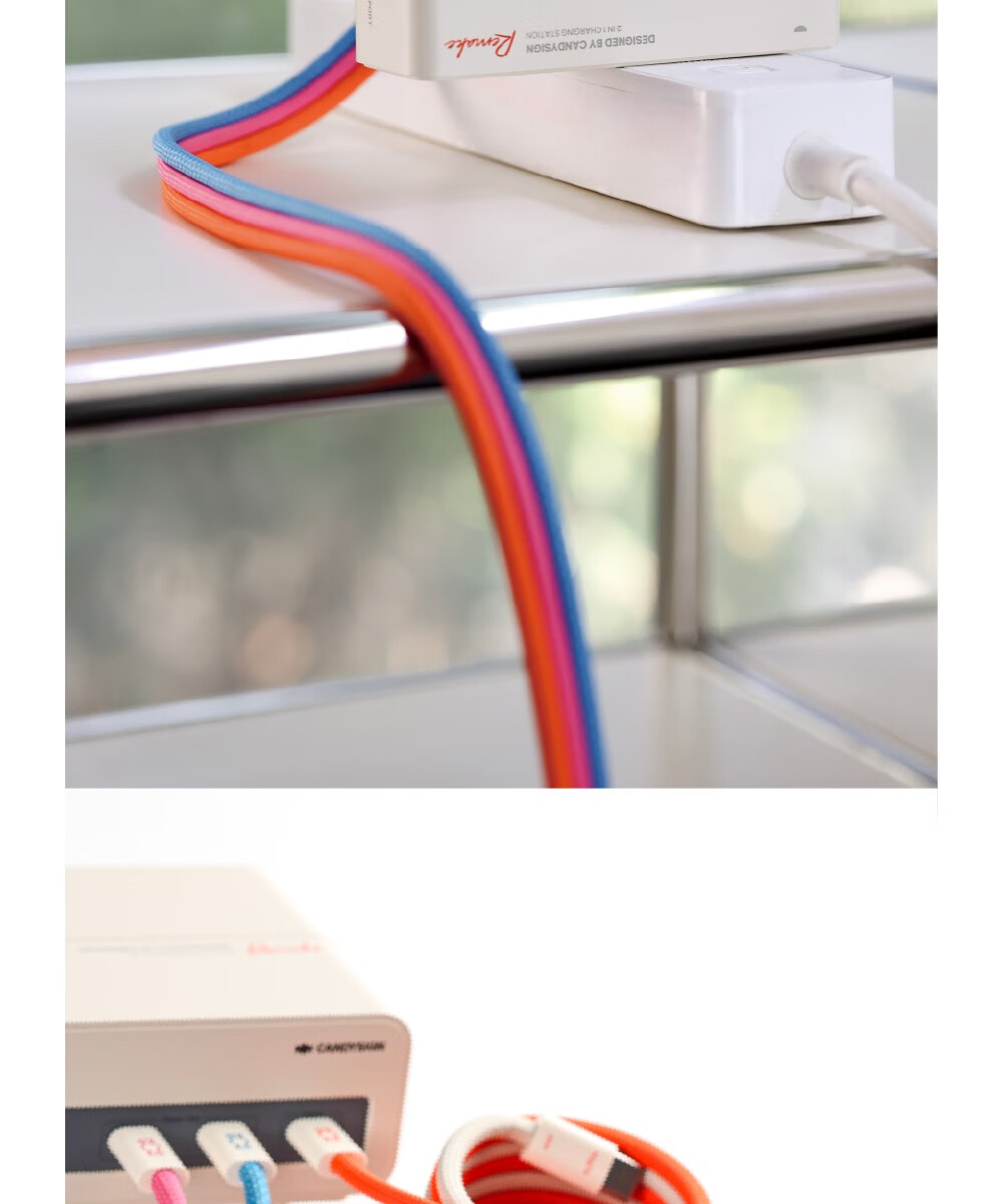 CANDYSIGN MagTie Full Magnetic Cable, 100W USB-C Sweet White 1.5m Charging Cord for Apple IPhone 18, Data Cable, 5A Fast Charging Laptop Cable 3