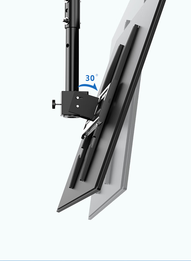 Beishi TV Mount (32-65 Inches), TV Ceiling Mount, 360° Rotation, Extendable Ceiling Bracket, TV Stand, Universal Mount for Multiple Brands 14