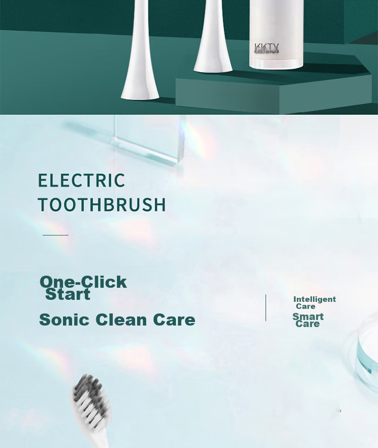 KONKA Electric Toothbrush KTYD-DDYS01A, Three Brush Heads Sonic Toothbrush 5