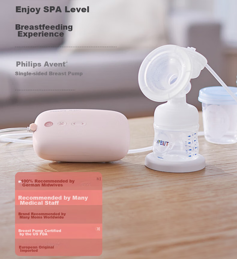 AVENT Philips Heart Joy Box Electric Single-Sided Breast Pump, Automatic Massage Milk Extractor 3