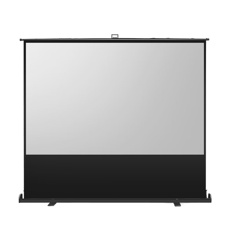 HONGYING Portable Projection Screen Outdoor Manual Stand Floor Projector Screen Support Pole Simple And Convenient Assembly Home Use Screen 100 Inches
