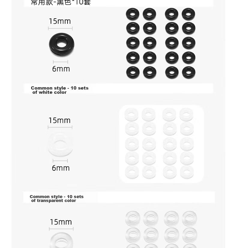 Boshide Glasses Anti-Slip, Eyeglass Anti-Slip Cover, Glasses Anti-Slip Fixing Device, Ear Tips - White, 10 Pairs 4