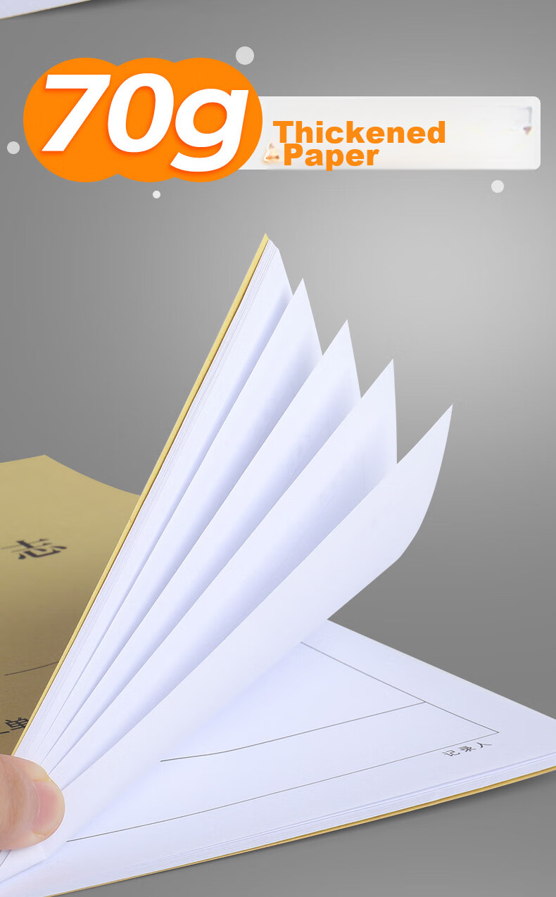 DiLe Premium Series, 16K Customized Safety Log Notebook for Construction Supervision And Safety Recording, Single Book with 38 Pages, 4341 Safety Log 11