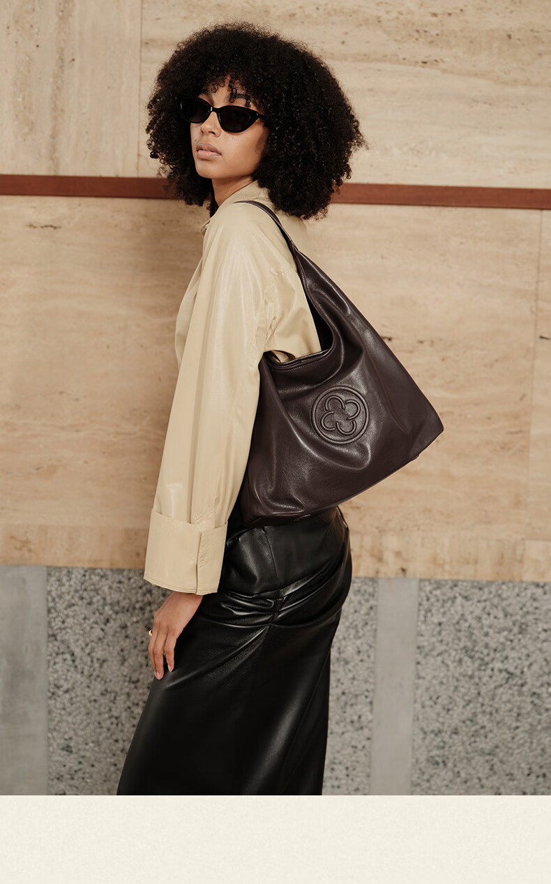 CASSILE [Celebrity Style] Cassile Tote Bag for Women, Vegetable-Tanned Sheepskin Large Capacity Hobo Bag, Birthday Gift 22
