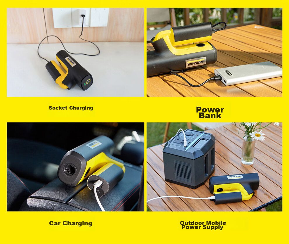 KARCHER German Wireless Car Washer, Car Washing Gun, Spray Gun, High-Pressure Water Gun, KHBAir [Major New Release] 8
