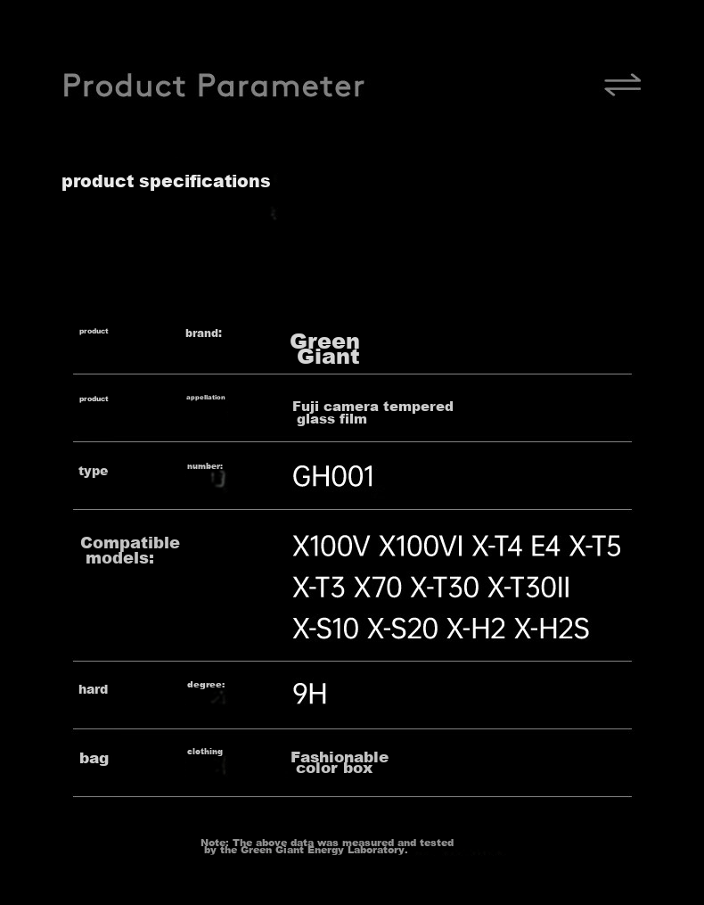 Llano Camera Tempered Glass Protective Film, Suitable for Fuji X-T30II, XT30 Second Generation, X-S10, XT30, X-T100, XE3 Camera Screen Protective Film, Single Piece 9