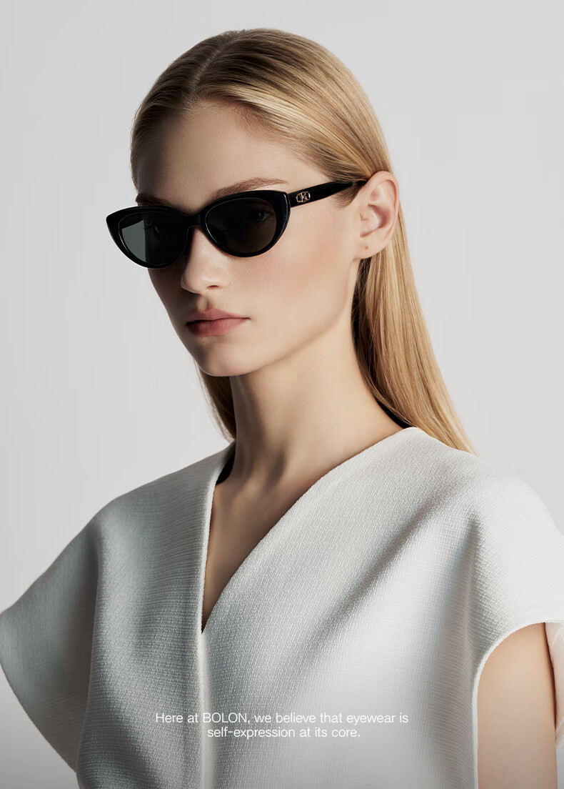 BOLON Sunglasses, Yang Zi's Style, Cat-Eye Sunglasses, UV Protection, Driving Sunglasses for Women, Trendy, BL5092C10 1