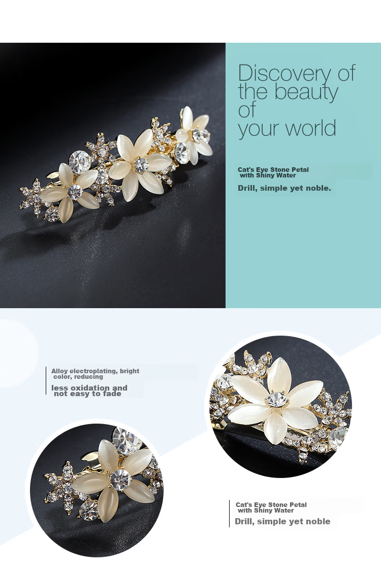 CHIMERA Elegant Hair Clip, Back of Head Half-Up Butterfly Bun Clip for Women, Side Clip Hair Accessory, Mid-Autumn Festival Gift 3